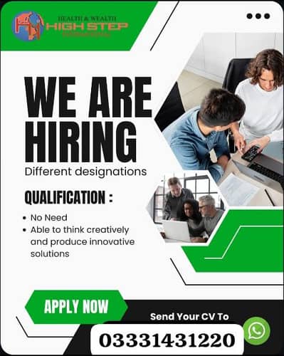 Hiring new staff for office work