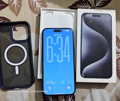 iphone 15 pro max, dual e-sim, pta approved