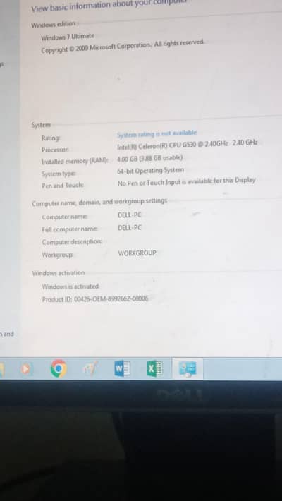 Computer For Sell  CPU + Monitor