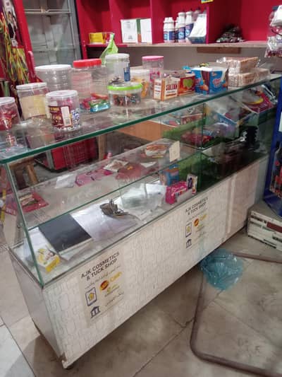 coca cola  fridge with  shop counter for sale