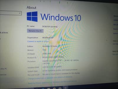 Intel(R) Core(TM) i5 CPU M450@2.40GHz