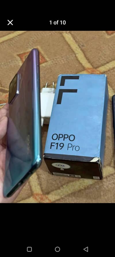 oppo F19 pro 8/256 GB official PTA approved