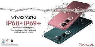 new model vivo y21d 6+6  128 waterproof