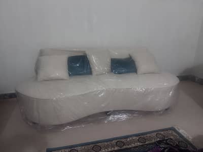 Curved sofa towel fabric 4 seater