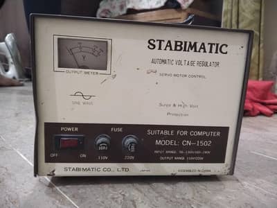 stabilizer Stabimatic Servo motor control