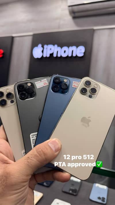 12 pro like New 10/10.90/88. 512GB