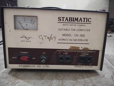 Stabilizer Automatic vol TA GE regulator