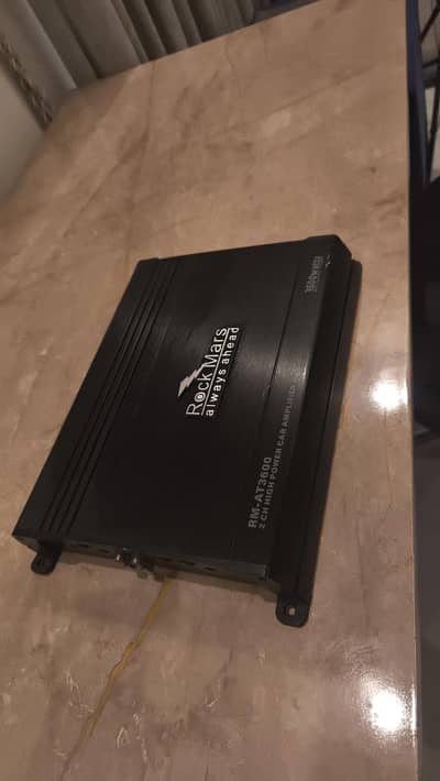 Kenwood genuine subwoofer and rockmars amp 2.0 channel for sale