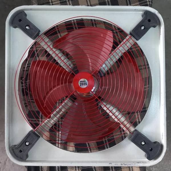 AL-REHAN 12" Metal Exhaust Fan – 100% Pure Copper Winding, 1-Year Warranty