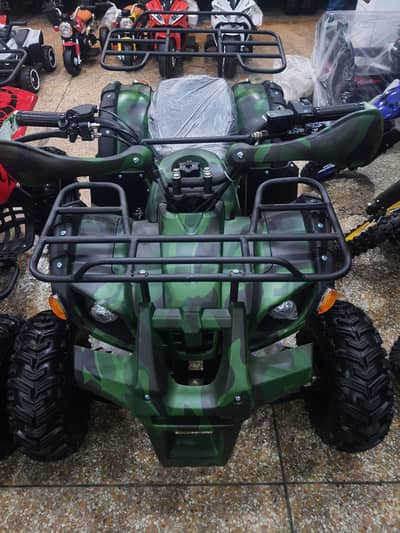 Revers gear 124cc atv quad 4 wheels delivery all Pakistan