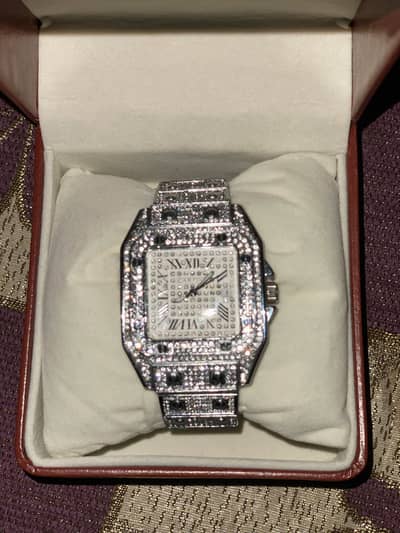 Cartier Luxury Iced Bracelet Watch