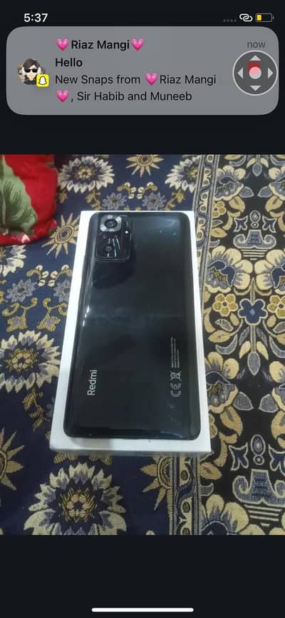 Redmi note 10 pro.  6+2 ram 128 gb snapdragon 732g pta approved