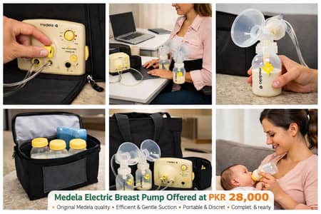 Medela Breast Pump – New, Complete Set for Moms