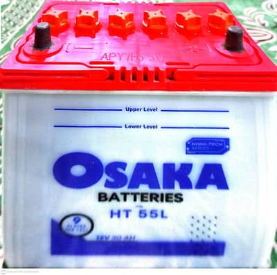 Osaka Battery 2 Months Used HTl Battery, 12V, 30 AH, 9 plates per cell