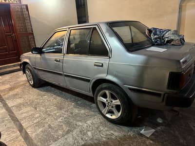 Nissan sunny 1985 Registerd in 2014 new Tyre new alloy rims