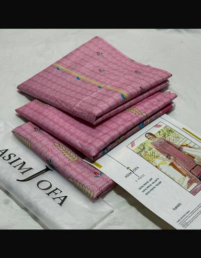 Only WhatsApp 03372561445 | Asim Jofa branded 3 Peice suite | Guranted