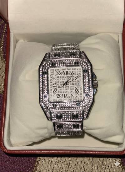Cartier Luxury Iced Bracelet Watch
