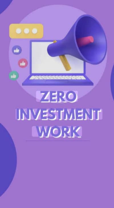 online work with zero investment