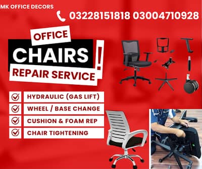 Office Chair Parts – Wheels, Armrests, Gas Lifts & More