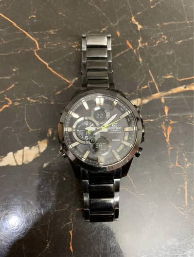 Casio Edifice solar and  bluetooth