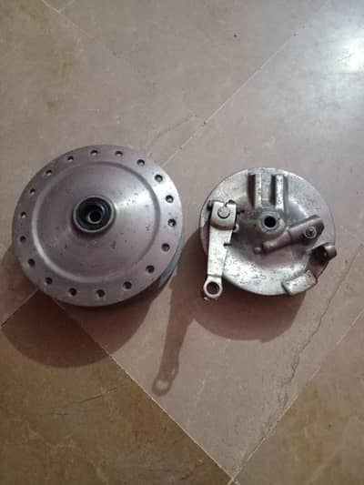 honda cg125 orginal front drum plat complet