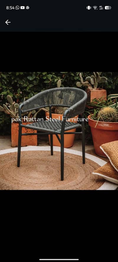 Rattan chair durable and elegant
