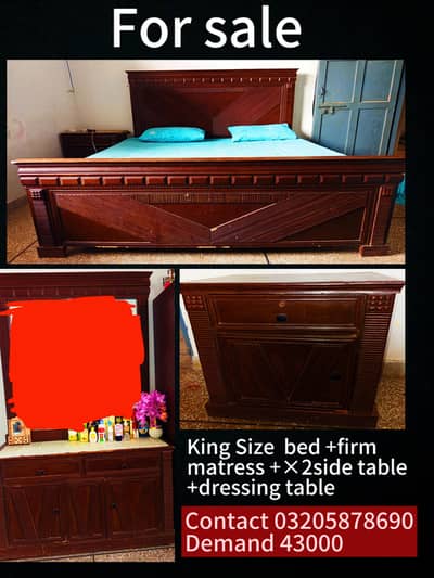 KING SIZE  BED FOR SALE
