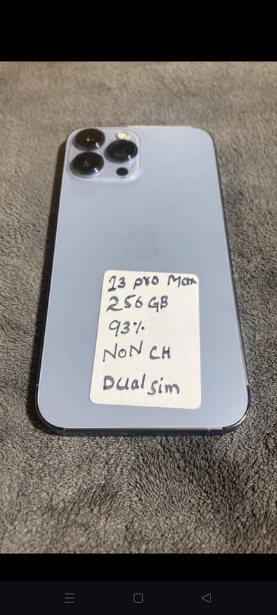 iPhone 13 Pro max 256 GB Non pta