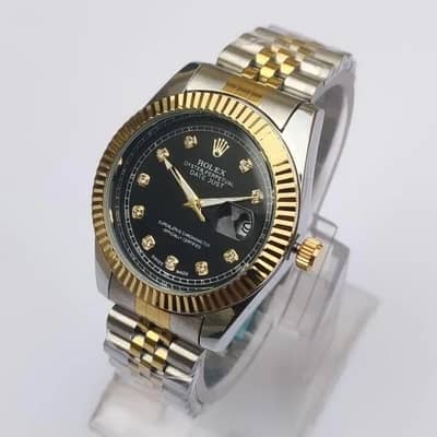 Rolex Master Copy Men’s Stainless Steel Watch | New | Box Pack | COD