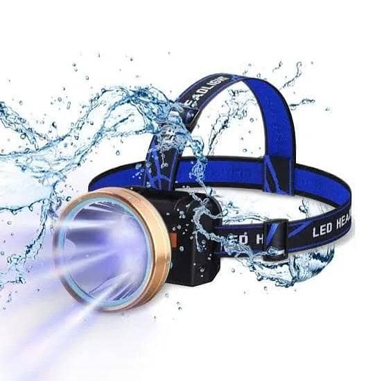 Powerful Waterproof Rechargeable Headlamp – High-Brightness LED Headlight Lantern