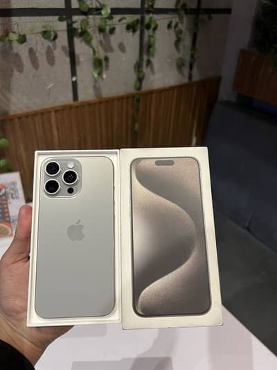 Iphone 15 pro max PTA approved 03143710776