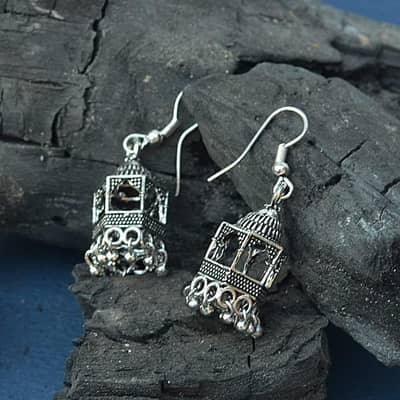 Silver Plated Jhumka