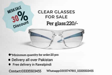 CLEAR GLASESS