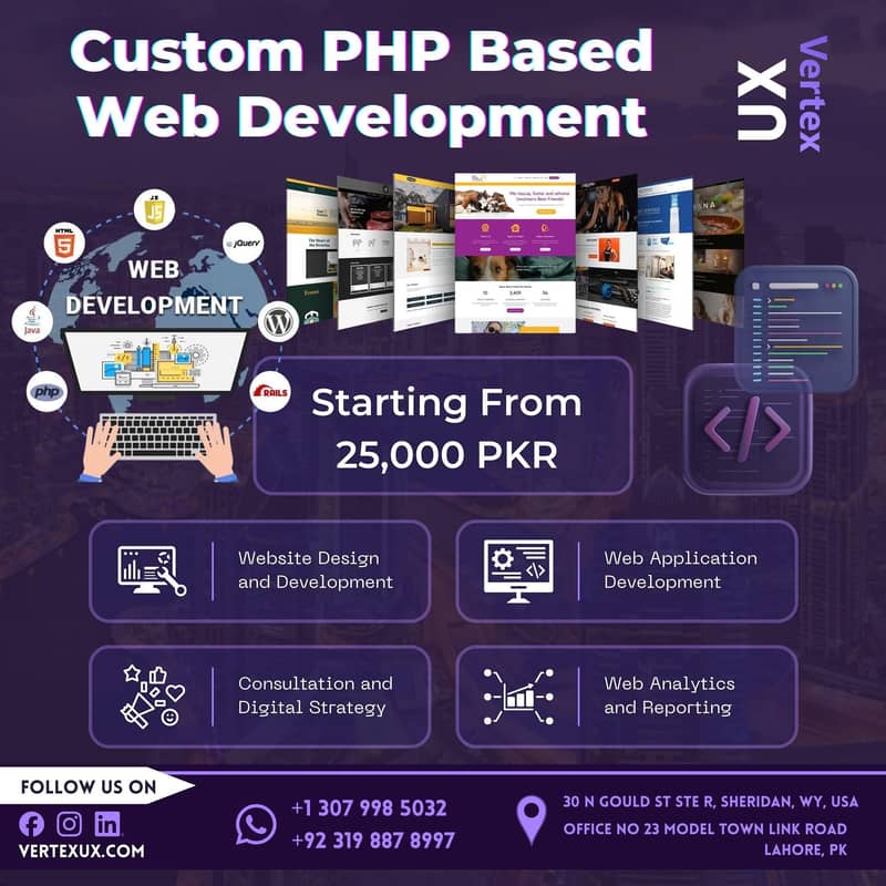 Custom PHP based website design development with custon features 0