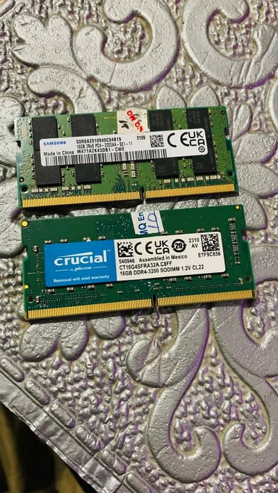 16GB 2 Sticks DDR4 Laptop RAM – 3200MHz