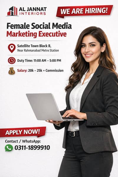 Job for females,social media work,, Digital markiting job
