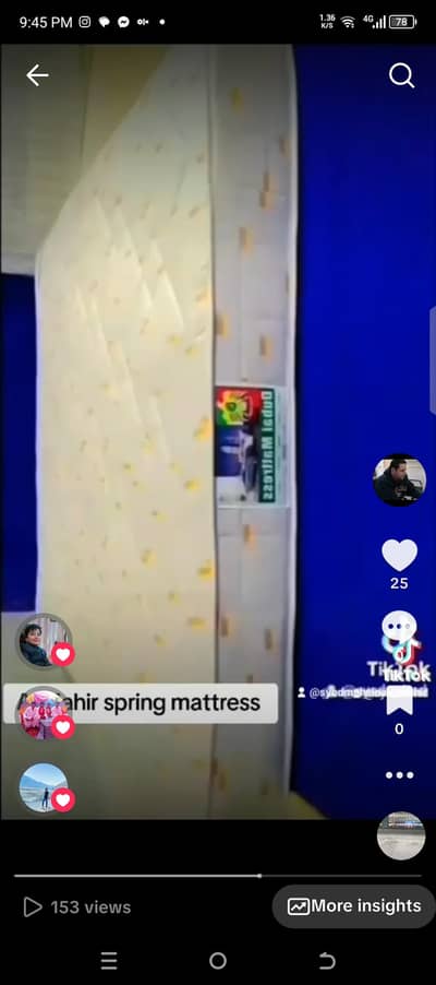 foam and spring mattress