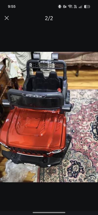 Kids Battery Operated Jeep for Kids in new condition