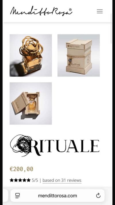 A perfume for sale 03312950686