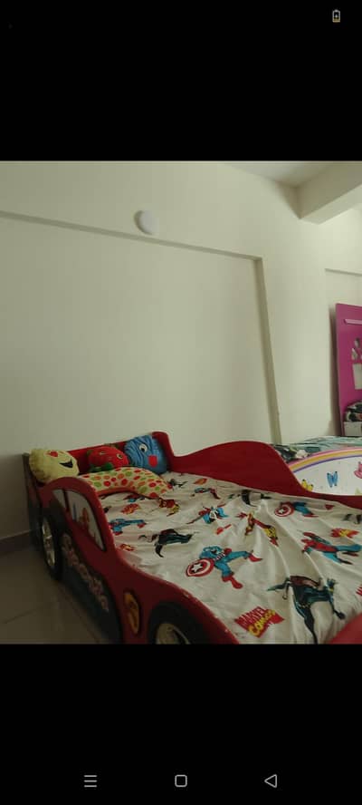 red kids car bed for sale in reasonable price