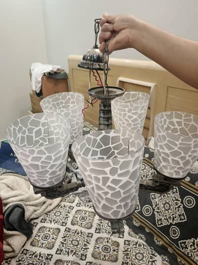 Fanoos/ Chandelier 9/10 condition for sale