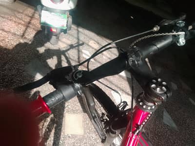 cycle with dual shockes