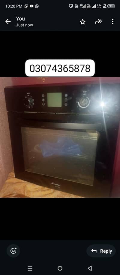 Electric oven for sale