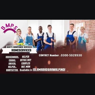 housemaids,cooks, helpers, office boy, patient care, babysittes