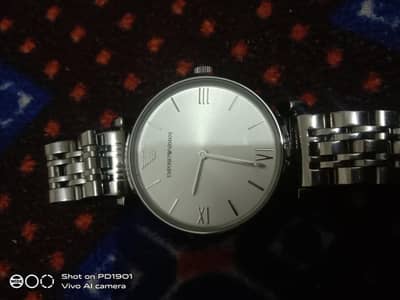 Emporio Armani Ladies Watch AR1876 - Original Silver Edition