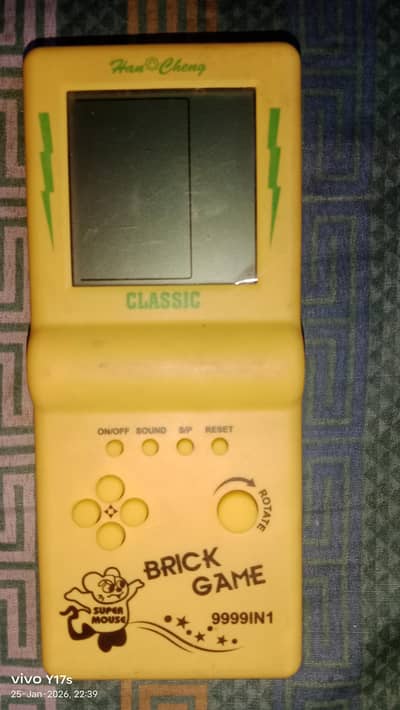 I used condition brick game. only used tow months. it's all in working