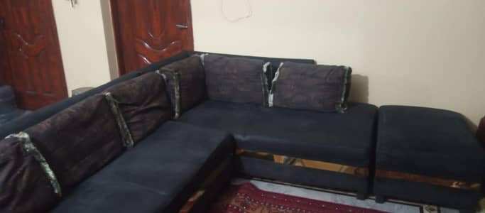 L shaped sofa set