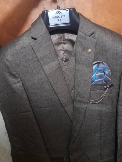 3 piece pent coat 34 size