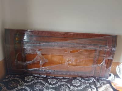 Double Bed With Mattresses & side table