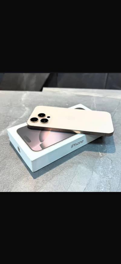 iPhone 16 Pro Max-original cable & box- 4 months of sim availability